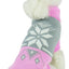 Pet Life ® Snow Flake Cable-Knitted Ribbed Fashion Turtle Neck Dog Sweater