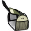 Pet Life ® Sporty Mesh Airline Approved Zippered Folding Collapsible Travel Pet Dog Carrier