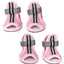 Pet Life ® 'Sporty-Supportive' Water-Resistant Mesh Dog Sandals Shoes- Set Of 4