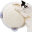 Pet Life ® 'Stick N' Claw' Sisal Rope and Toy Suction Cup Circular Cat Scratcher