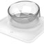 Pet Life ® 'Surface' Anti-Skid and Anti-Spill Curved and Clear Removable Pet Bowl