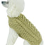 Pet Life ® 'Swivel-Swirl' Heavy Cable Knitted Fashion Designer Dog Sweater