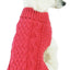 Pet Life ® 'Swivel-Swirl' Heavy Cable Knitted Fashion Designer Dog Sweater
