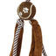 Pet Life ® 'Tennis Pawl' Rope  Squeaker and Crinkle Tennis Dog Toy