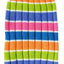 Pet Life ® 'Tutti-Beauty' Rainbow Heavy Cable Knitted Ribbed Designer Turtle Neck Dog Sweater