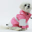 Pet Life ® 'Two-Tone' Waterproof Adjustable Dog Raincoat Jacket w/ Removable Hood
