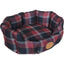 Pet Life ® 'Wick-Away' Wick-proof Nano-Silver and Anti-Bacterial Water Resistant Rounded Circular Pet Dog Bed Lounge
