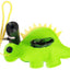 Pet Life ®Fleece Dinosaur Shaped Travel Waste Bag Dispenser with 2 Rolls