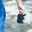 Pet Life ®Fleece Elephant Shaped Travel Waste Bag Dispenser with 2 Rolls
