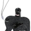 Pet Life ®Fleece Elephant Shaped Travel Waste Bag Dispenser with 2 Rolls