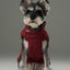Reversible Dog Vest Jacket -  Red Brown