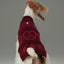 Pretzel Pet Sweater - Burgundy Red