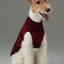 Pretzel Pet Sweater - Burgundy Red
