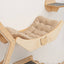 Sleeping Cat Pillow - Beige