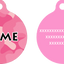 Pink Camo HD Dog ID Tag