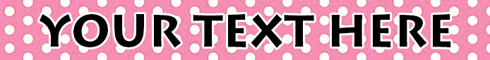 Personalized Pink Polka Dot Dog Collar