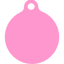Pink Polka Dot HD Dog ID Tag