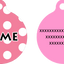Pink Polka Dot HD Dog ID Tag