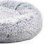 Mr. Peanut's 28" OrthoPlush® Pet Bed - Snowflake White Two Tone