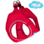 Plush Step In Air Mesh Harness - Red