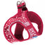Plush Step In Glitter Glow Harness - Red