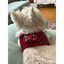 Plush Step In Harness Plaid Red