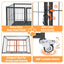 42" Stackable Dog Crate 43T+WHLP02