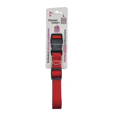 Quick-Release Nylon Dog Collar, Small to Large