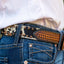 Rafter T Peppered Hide Ladies' Belt