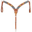 Rafter T Thunderbird Breast Collar, Full, Lt Oil
