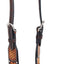 Rafter T Tooled Sunflower with Buckstitch One Ear Headstall