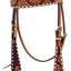 Rafter T Turquoise Sunflower Browband Headstall