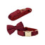 Red Wine Velvet Set