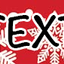 Personalized Red Snowflakes Dog Collar