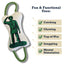 Country Living Retro Soldier Plush Dog Toy with Squeaker & Rope, 15 × 6.5 in