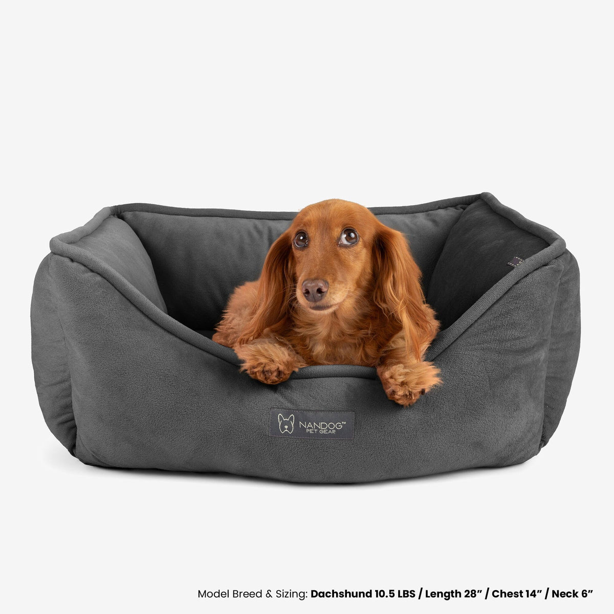 Signature Bed in Charcoal Gray