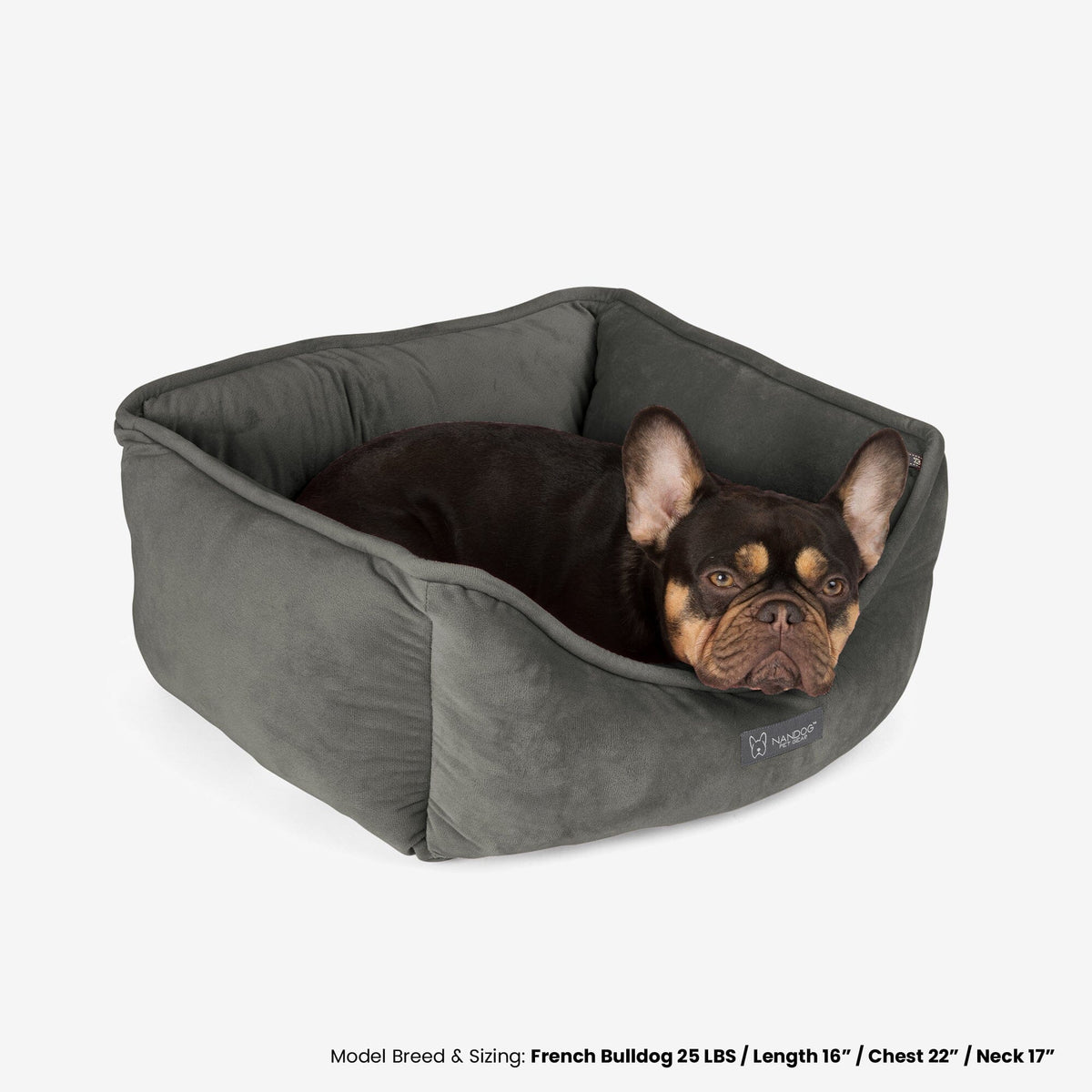 Signature Bed in Charcoal Gray