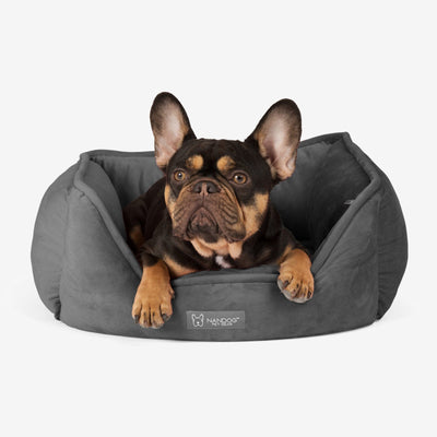 Signature Bed in Charcoal Gray