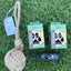 Compostable Poop Bags + Bamboo Dispenser + Hemp Rope Tug Toy Bundle (195 Bags)