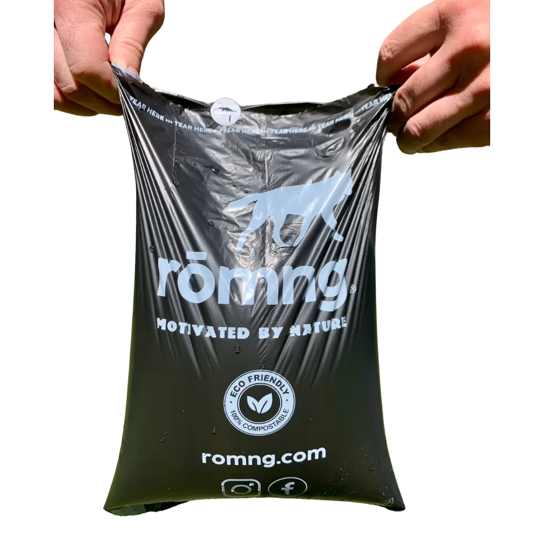 Compostable Poop Bags + Bamboo Dispenser + Hemp Rope Tug Toy Bundle (195 Bags)