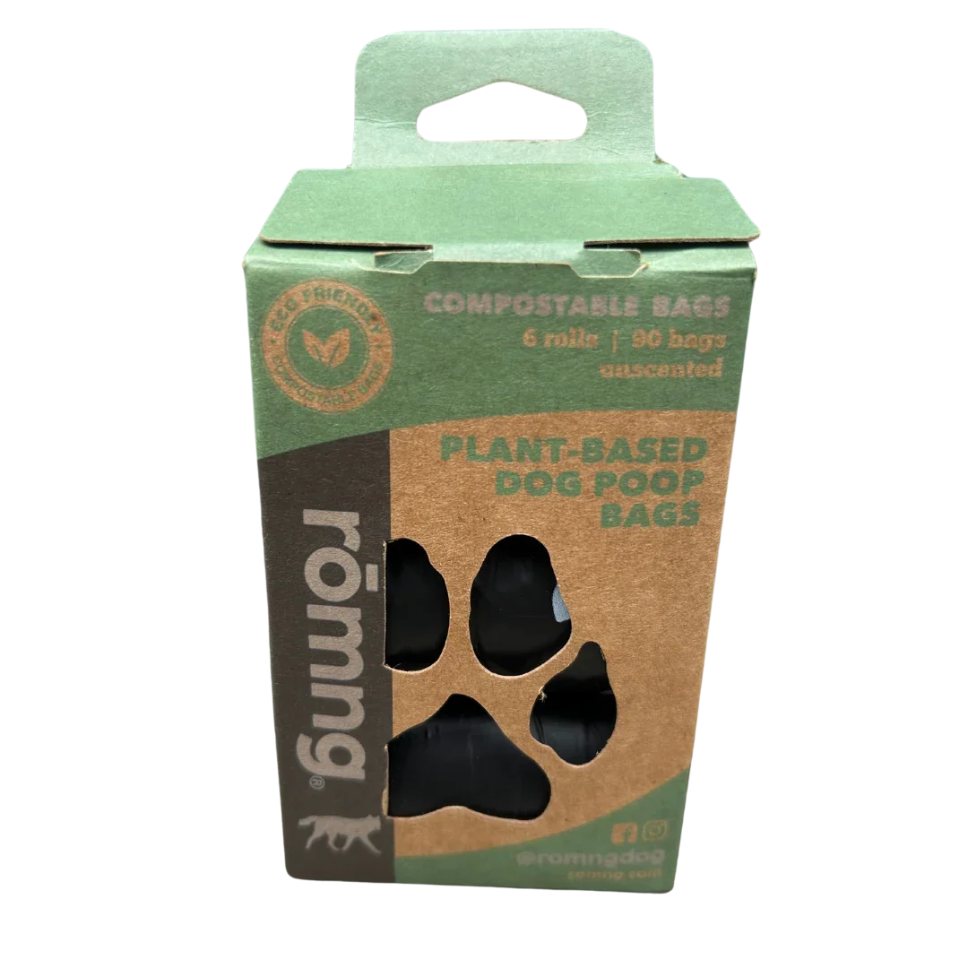 compostable plant-based dog poop bags