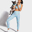 Sprinkle Me Blue Leggings