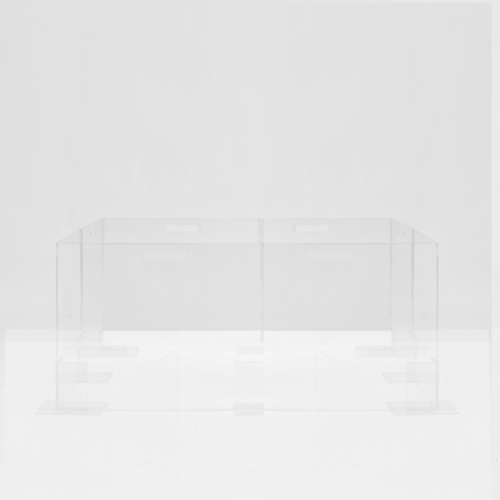 Clear Step-Over Pet Playpen , 24" High