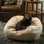 Sherpa Puff Ball Bean Bag Pet Bed