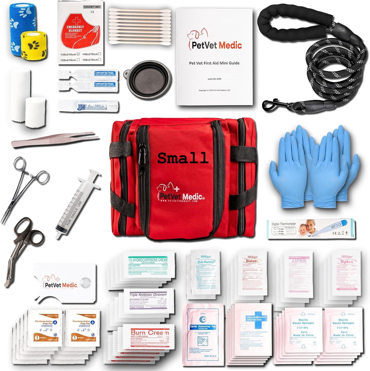 Pet First Aid Kit – Veterinarian-Curated Emergency Supplies & Guide
