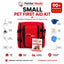 PetVet Medic® Small Pet First Aid Kit – 90+ Piece Dog & Cat Emergency Kit with Veterinarian-Curated Supplies & Mini First Aid Guide