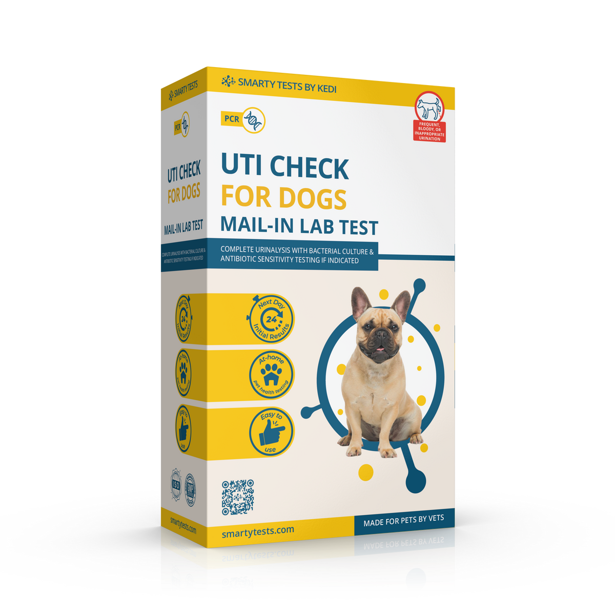 UTI BioScreen & Culture for Dogs - At-Home Dog Urine Test | Kedi Labs