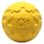 Industrial Dog Ball Rubber Chew Toy for Heavy Chewers | Yellow | USA Made | SodaPup