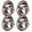 Jeffers Stainless Steel Embossed Wide-Lip Food & Water Pet Bowls