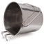 Jeffers Flat-Sided Stainless Steel Pails with Hook & Handle